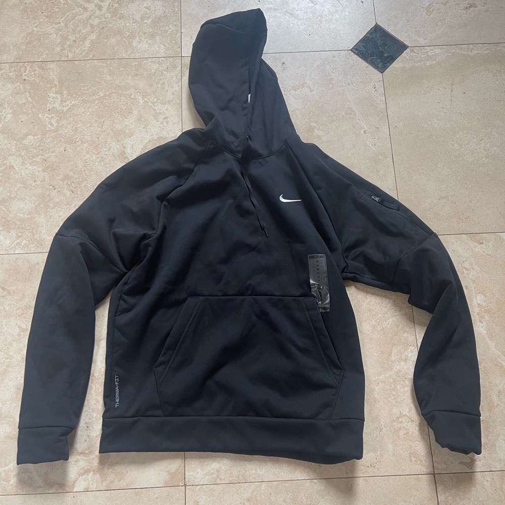 Nike New Men's Sportswear Thermal Black Hoodie